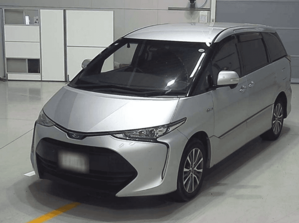 Toyota Estima Hybrid 2018 — shipped to UK